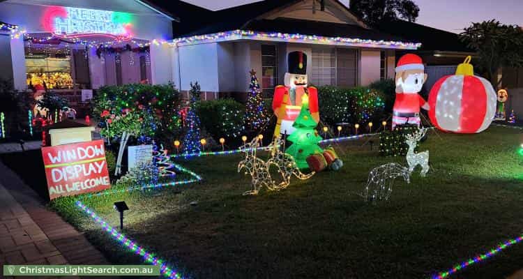 Christmas Light display at 294 Sultana Road East, Forrestfield