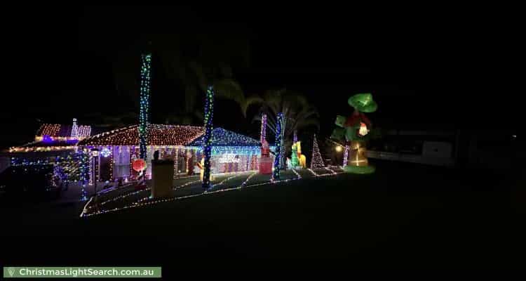 Christmas Light display at 23 Jindinga Way, Wanneroo