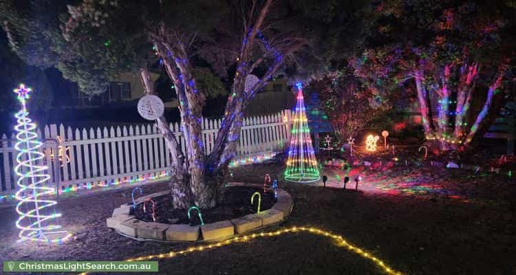 Christmas Light display at 4 Belgrave Street, Claremont