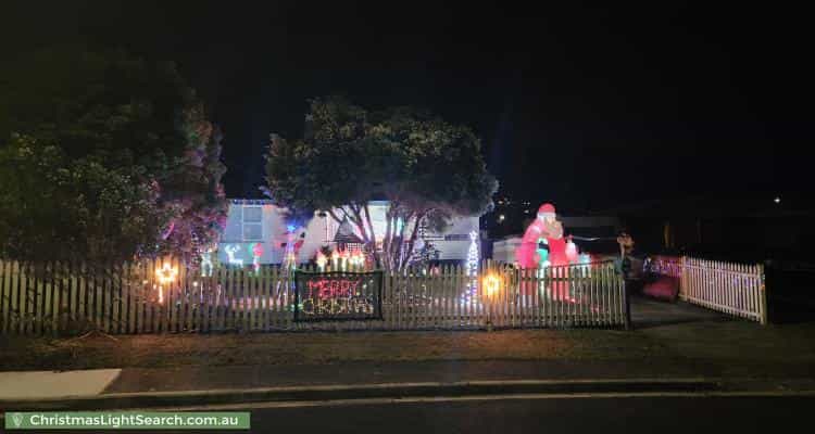 Christmas Light display at 4 Belgrave Street, Claremont