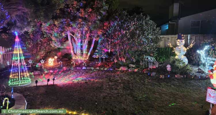 Christmas Light display at 4 Belgrave Street, Claremont