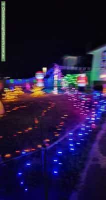 Christmas Light display at 7 Brodie Street, Claremont