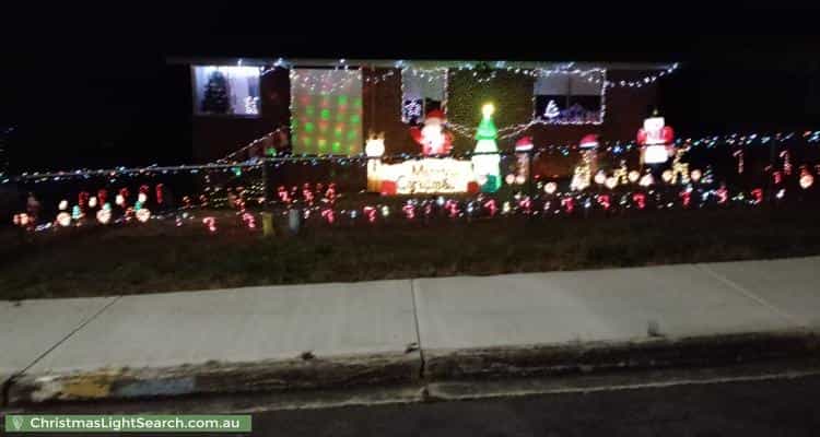 Christmas Light display at 16 Kallora Street, Mornington