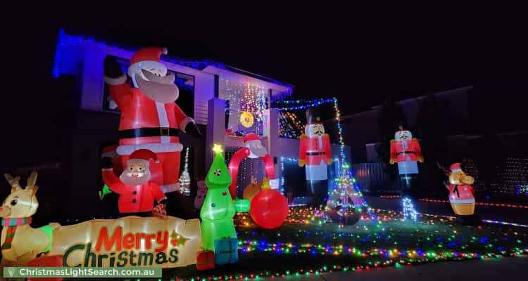 Christmas Light display at 11 Pembroke Drive, Marong