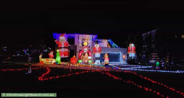 Christmas Light display at 11 Pembroke Drive, Marong