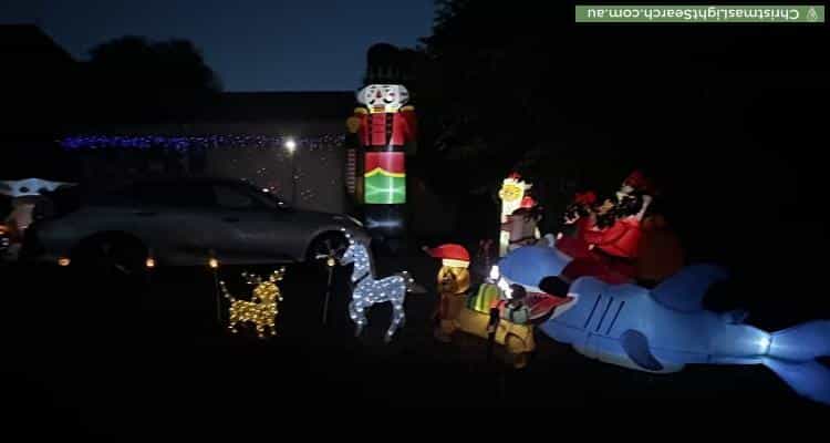 Christmas Light display at 27 Mariemont Avenue, Wantirna