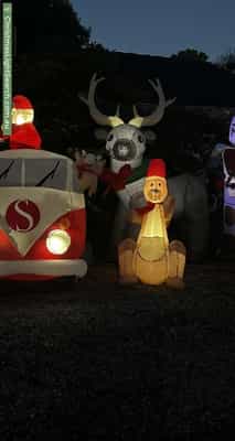 Christmas Light display at 27 Mariemont Avenue, Wantirna
