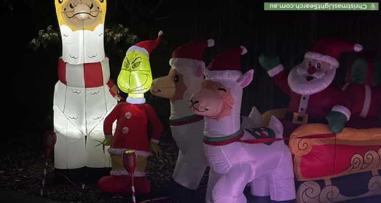 Christmas Light display at 27 Mariemont Avenue, Wantirna
