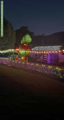 Christmas Light display at 4 Patricia Street, Millgrove