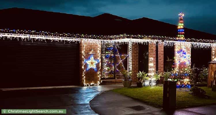 Christmas Light display at 27 Oak Avenue, Longwarry