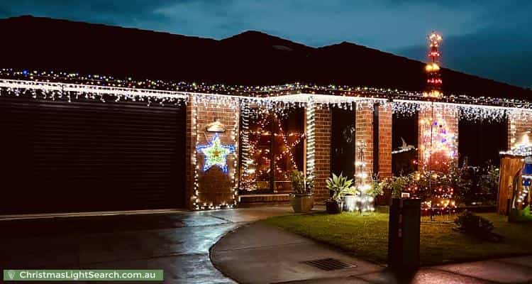 Christmas Light display at 27 Oak Avenue, Longwarry