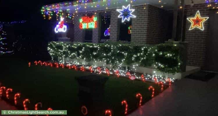 Christmas Light display at 49 Murphy Street, Oran Park