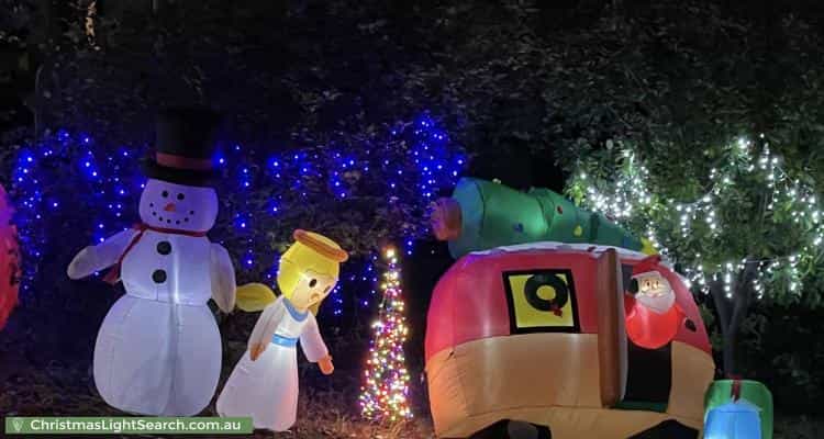 Christmas Light display at 51 Tipiloura Street, Ngunnawal