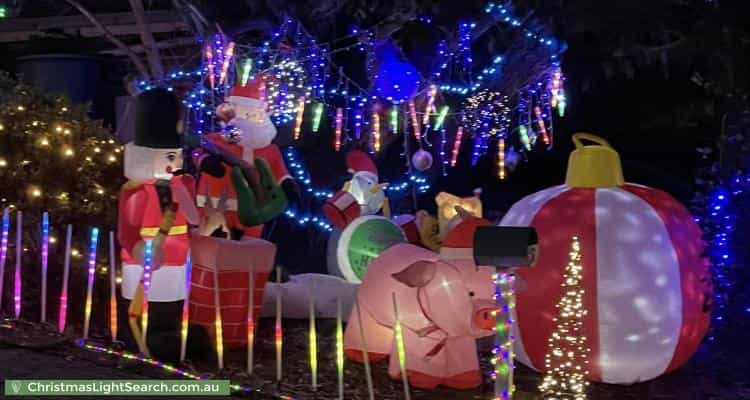 Christmas Light display at 51 Tipiloura Street, Ngunnawal