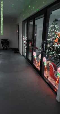 Christmas Light display at 32 Broadwaters Parade, Sandy Bay