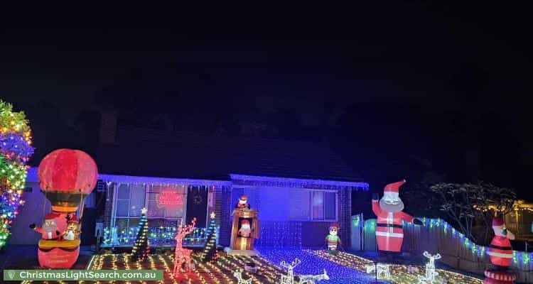 Christmas Light display at  Towie Street, Cloverdale