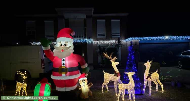 Christmas Light display at 20 Limpopa Square, Roxburgh Park