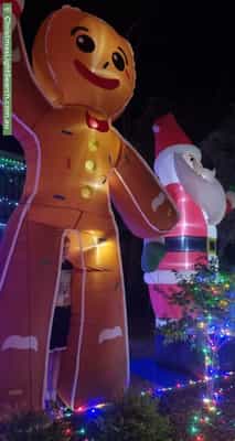 Christmas Light display at  Nevern Court, Diamond Creek