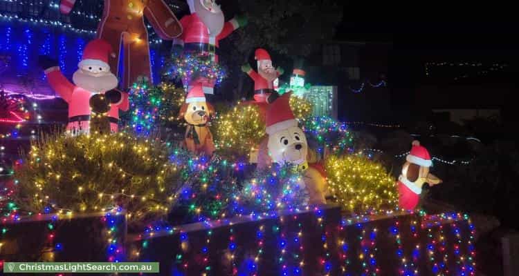 Christmas Light display at  Nevern Court, Diamond Creek