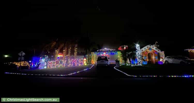 Christmas Light display at  Glenpark Drive, Wonga Park