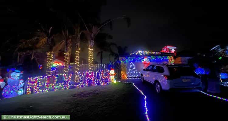 Christmas Light display at  Glenpark Drive, Wonga Park