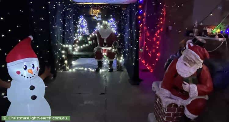 Christmas Light display at  Lalor Road, Kenwick