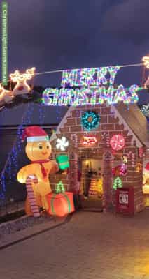 Christmas Light display at 6 Aromatic Crescent, Atwell