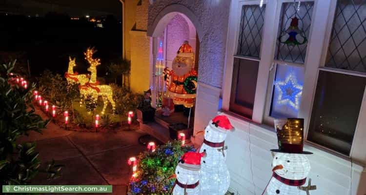 Christmas Light display at 35 Jessie Street, Preston