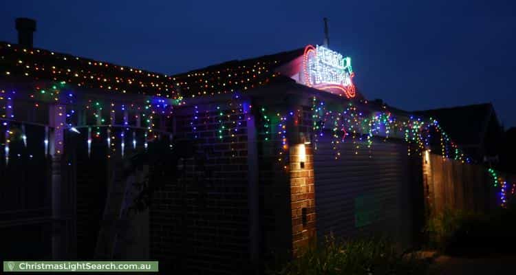 Christmas Light display at 130 Avebury Drive, Berwick