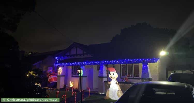 Christmas Light display at 26 Bossington Street, Oakleigh South