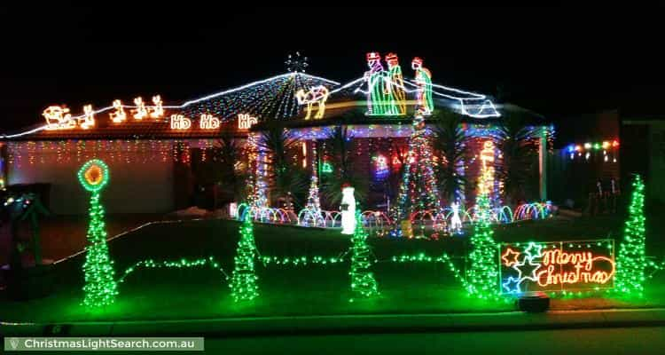 Christmas Light display at  Kanji Loop, Atwell