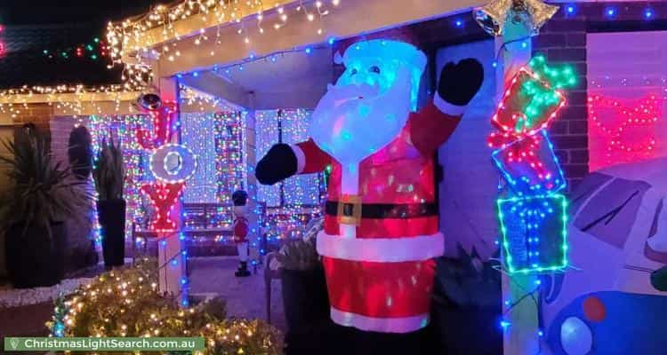 Christmas Light display at  Kanji Loop, Atwell