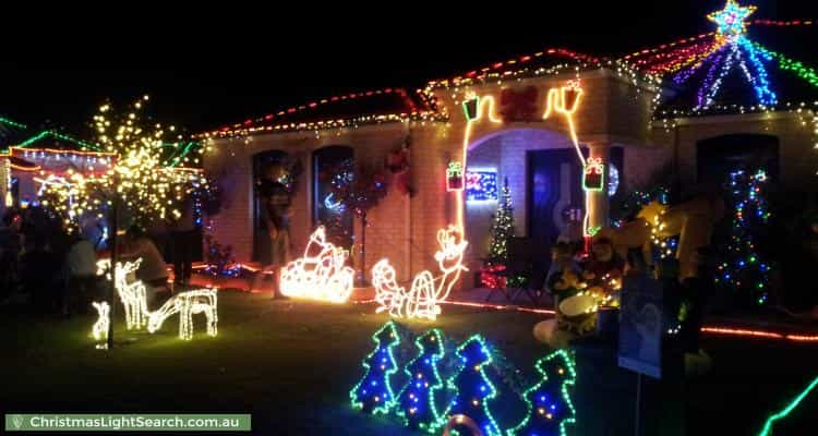 Christmas Light display at  Kanji Loop, Atwell