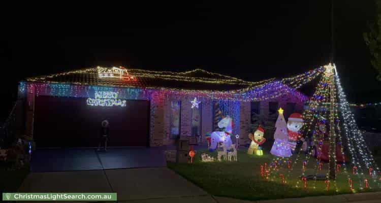 Christmas Light display at 79 Melissa Way, Pakenham