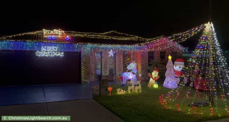 Christmas Light display at 79 Melissa Way, Pakenham