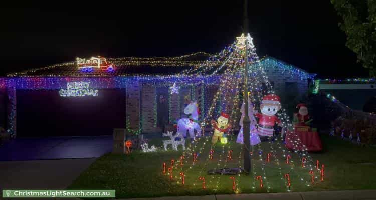 Christmas Light display at 79 Melissa Way, Pakenham