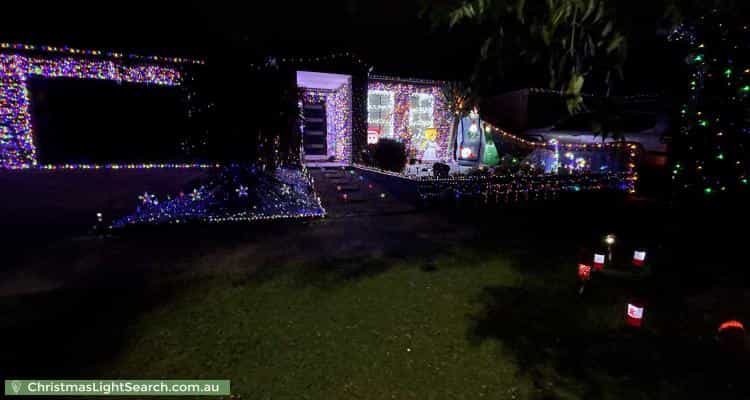 Christmas Light display at  Belvedere Drive, Pakenham