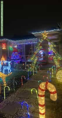 Christmas Light display at 35 Clarafield Crescent, Tarneit