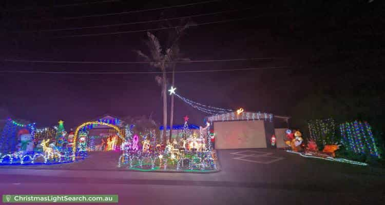 Christmas Light display at 3 Hailar Street, Shailer Park