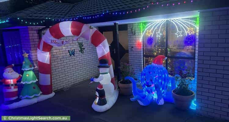 Christmas Light display at 8 Wittunga Crescent, Banks