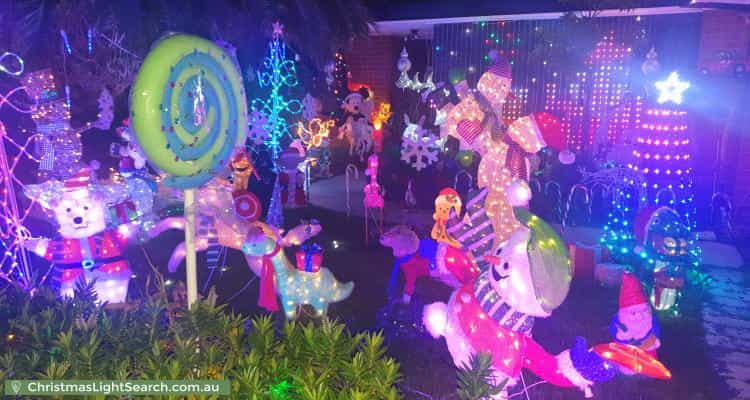 Christmas Light display at 2 Picardy Court, Hoppers Crossing