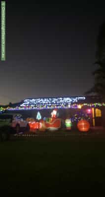 Christmas Light display at 7 Saurel Way, Ferndale