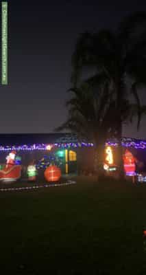 Christmas Light display at 7 Saurel Way, Ferndale