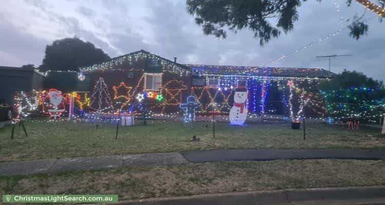 Christmas Light display at 6 Stephen Crescent, Christie Downs