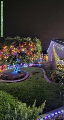 Christmas Light display at 5 Raheen Court, Vermont South