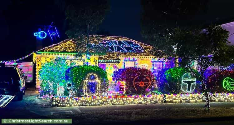 Christmas Light display at 30 Gardiner Avenue, Warradale