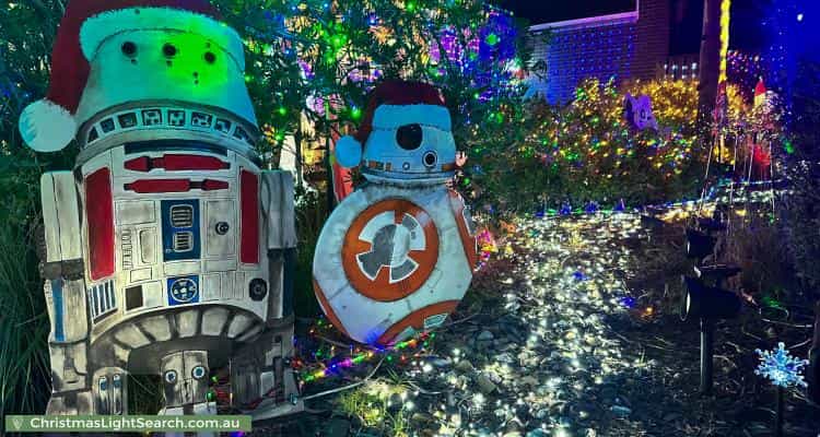 Christmas Light display at 30 Gardiner Avenue, Warradale