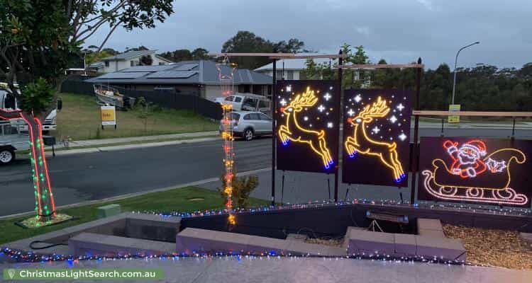 Christmas Light display at 4 Eyre Crescent, Burrill Lake