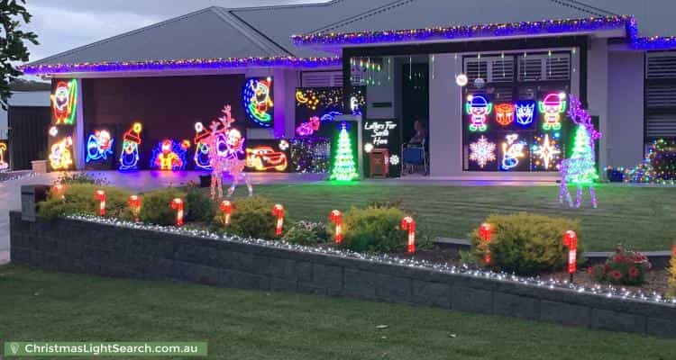 Christmas Light display at 4 Eyre Crescent, Burrill Lake