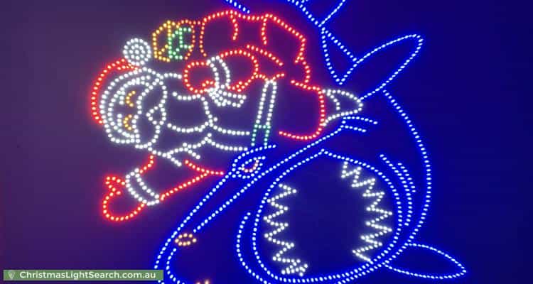 Christmas Light display at 4 Eyre Crescent, Burrill Lake